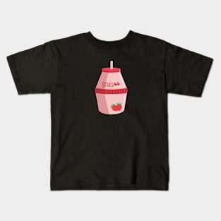 Strawberrymilk Korea cute drink kpop sticker Kids T-Shirt